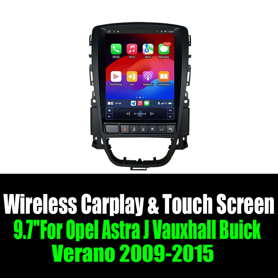 9.7''For Opel Astra J Vauxhall Buick Verano 2009-2015 AERISAUTO for Apple Android screen and  Android Auto