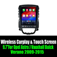 9.7''For Opel Astra J Vauxhall Buick Verano 2009-2015 AERISAUTO for Apple Android screen and  Android Auto