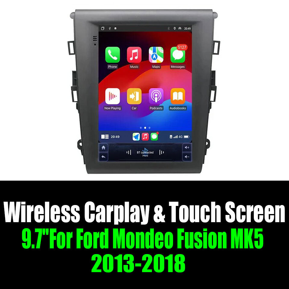 9.7''For Ford Mondeo Fusion MK5 2013-2018 AERISAUTO for Apple Android screen and  Android Auto