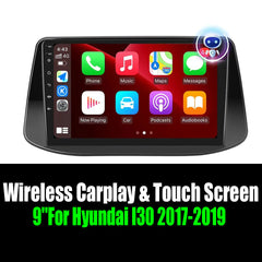 9''For Hyundai I30 2017-2019 AERISAUTO for Apple Android screen and  Android Auto