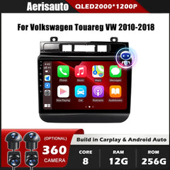 9''For Volkswagen Touareg VW 2010-2018 AERISAUTO for Apple Android screen and  Android Auto