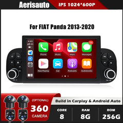 7''For FIAT Panda 2013-2020 AERISAUTO for Apple Android screen and  Android Auto