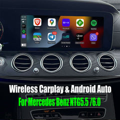 Boîtier Carplay Android NTG5.5 Plug and Play pour Mercedes Benz NTG5.5 W213 W207 Android Auto Mirror Link Radio sans fil Carplay 