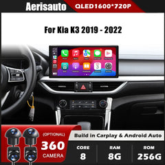 10.33''For  Kia K3 2019-2022 AERISAUTO for Apple Android screen and  Android Auto