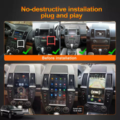 13.6"For Land Rover Freelander 2007-2015 AERISAUTO for Apple Android screen and  Android Auto