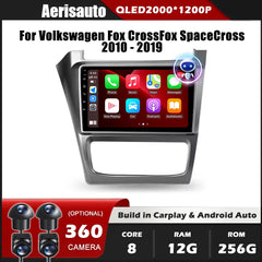 9''For Volkswagen Fox CrossFox SpaceCross 2010-2019 AERISAUTO for Apple Android screen and  Android Auto