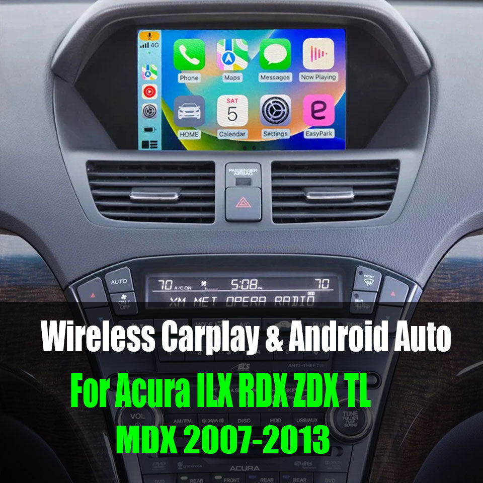 For Acura ILX RDX ZDX TL MDX 2007-2013 AERISAUTO for Apple CarPlay Module and  Android Auto