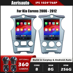 9.7''For Kia Carens 2006-2012 AERISAUTO for Apple Android screen and  Android Auto
