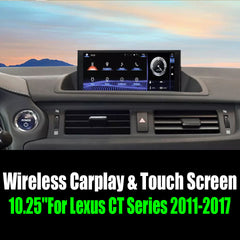 10.25''For Lexus CT Series 2011-2017 Android 13.0 AERISAUTO for Apple Android screen and  Android Auto