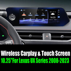 Autoradio Android 10.0, Navigation GPS, lecteur multimédia, pour Lexus UX UX200 UX250h (2019-2023), Qualcomm Carplay, DSP 
