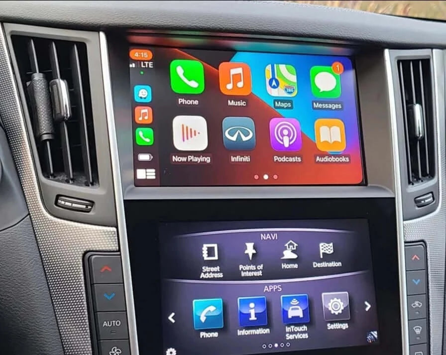 Voiture OEM Apple CarPlay pour Infiniti G37 2011 2012 2013 G35 Q70 EX GX intégration sans fil Android Auto téléphone miroir unité 