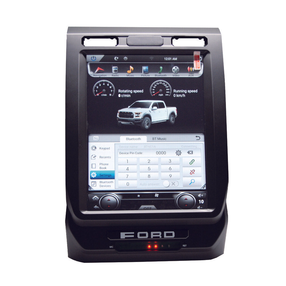 12.1" For Ford F-150 250 2015-2019 Android 11.0 Tesla Style Car Radio  AERISAUTO for Apple Android screen and  Android Auto