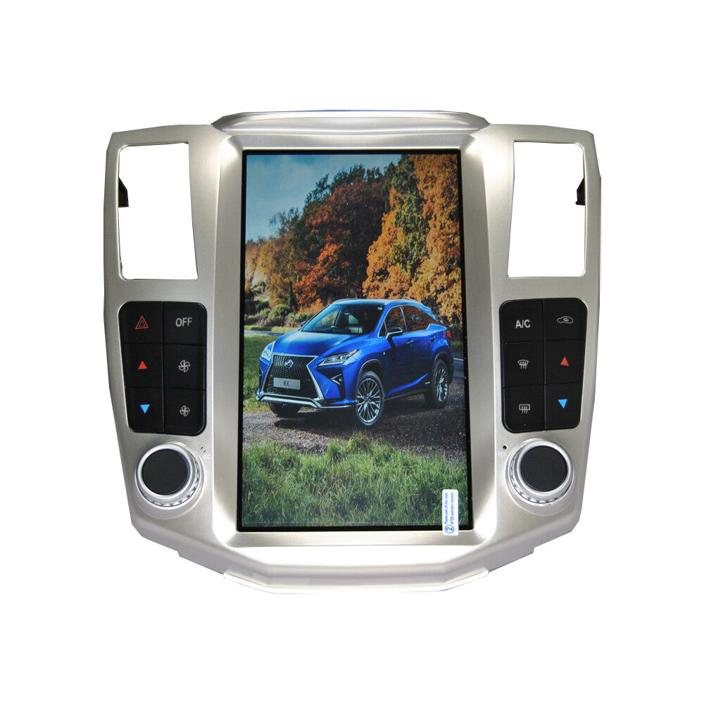 Autoradio Android Tesla vertical 11,8 pouces pour Lexus RX300, RX330, RX400h (2004-2008)
