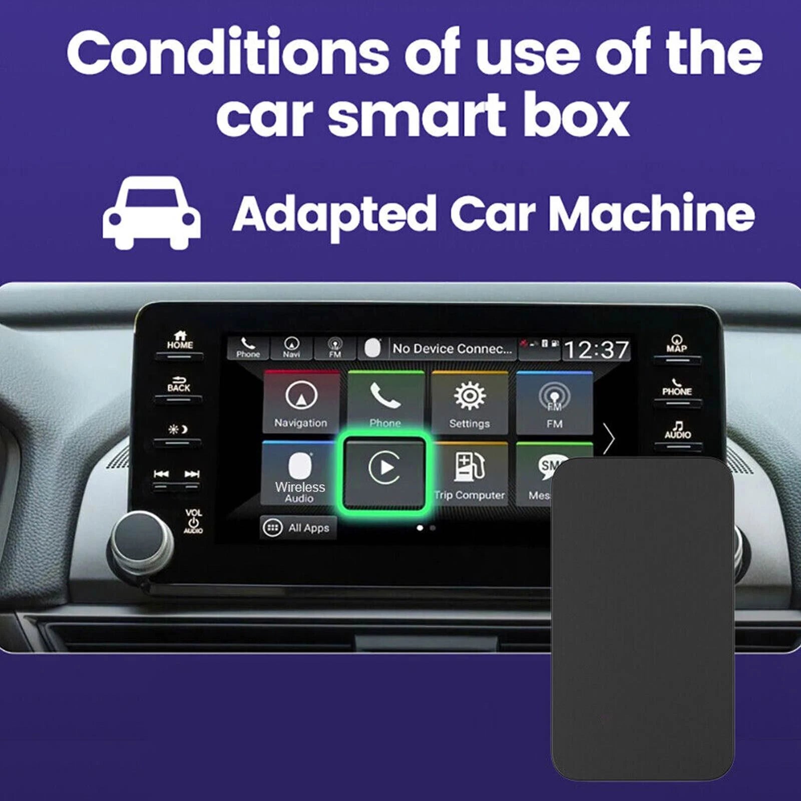 Aerisauto 5.0 for Wireless CarPlay Box Android Auto Dongle Car Player Activator KP
