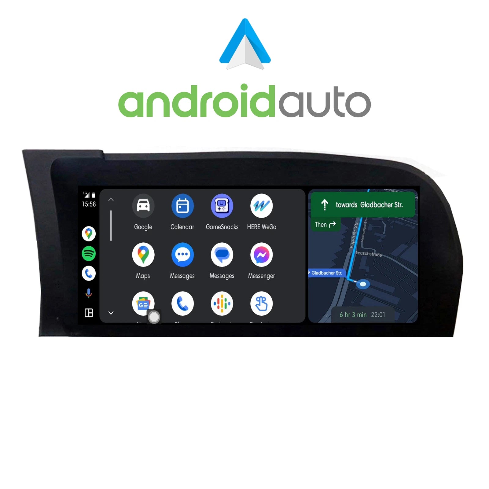 Pour Benz S W221 CL W216 NTG3.0/3.5 Écran tactile 10,25 pouces Android GPS Carplay 