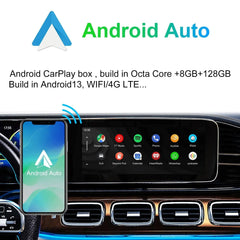 For Mercedes Benz A B C E CLS GLA GLB Class NTG6.0 2018-2022 AERISAUTO for Apple CarPlay Module and  Android Auto 我的商店