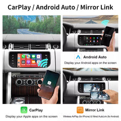 CarPlay sans fil Mirror Link AirPlay AI Box pour Land Rover/Jaguar/Range Rover/Evoque/Discovery 2016-2018 Interface Android Auto 