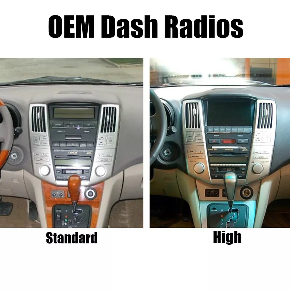Autoradio Android Tesla vertical 11,8 pouces pour Lexus RX300, RX330, RX400h (2004-2008)