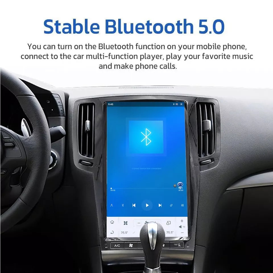 13.6"For Infiniti G35 2007-2013 Tesla Style Car Radio AERISAUTO for Apple Android screen and Android Auto