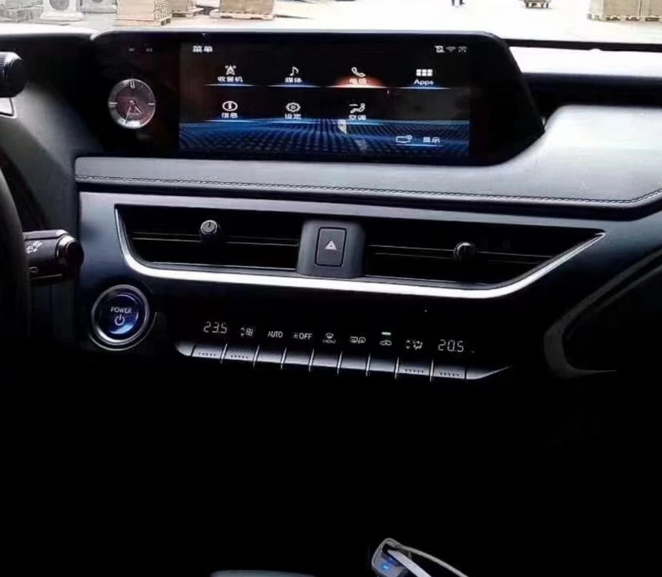 Lecteur multimédia de voiture Android 13 CarPlay pour Lexus UX ZA10 UX200 UX250h 2018-2021 GPS Radio Auto Vidéo Navigation Bluetooth WiFi Caméra de recul SWC 