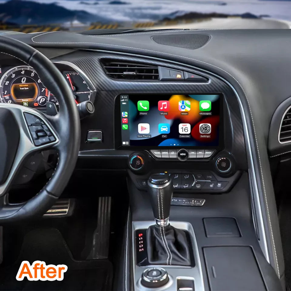 9.3''For CHEVROLET CORVETTE C7 2013-2019 AERISAUTO for Apple Android screen and  Android Auto