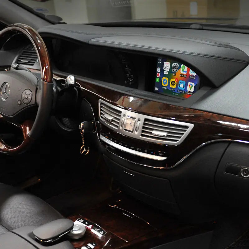 For Mercedes Benz S-Class W221 2006-2013 NTG3.0 NTG3.5 AERISAUTO for Apple CarPlay Module and  Android Auto 我的商店